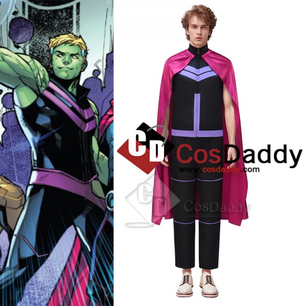 Teddy Altman Marvel Green Jumpsuit Cosplay Costume...