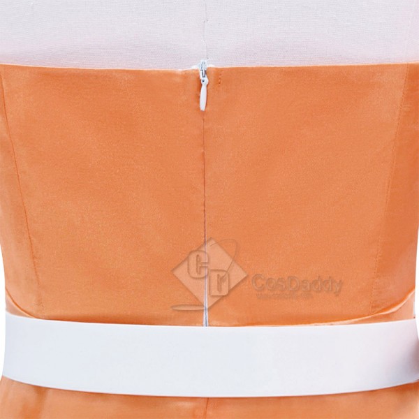 Cosdaddy Belinda Chandra Doctor Who Newest Season Cinnamon-orange Dress Halloween Cosplay Costume