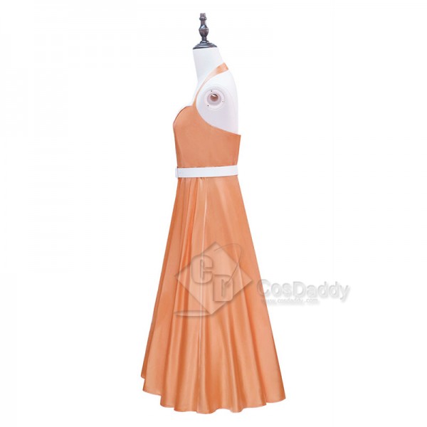 Cosdaddy Belinda Chandra Doctor Who Newest Season Cinnamon-orange Dress Halloween Cosplay Costume
