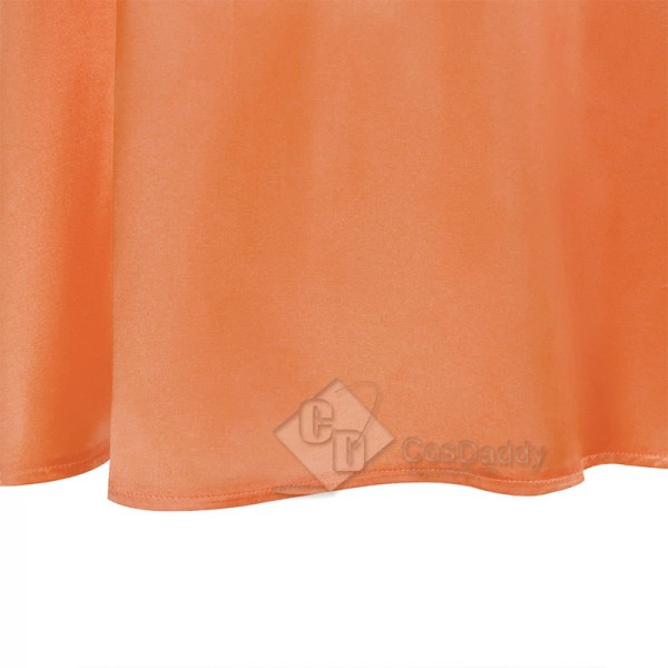 Cosdaddy Belinda Chandra Doctor Who Newest Season Cinnamon-orange Dress Halloween Cosplay Costume