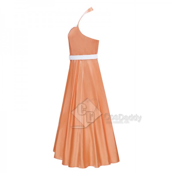 Cosdaddy Belinda Chandra Doctor Who Newest Season Cinnamon-orange Dress Halloween Cosplay Costume