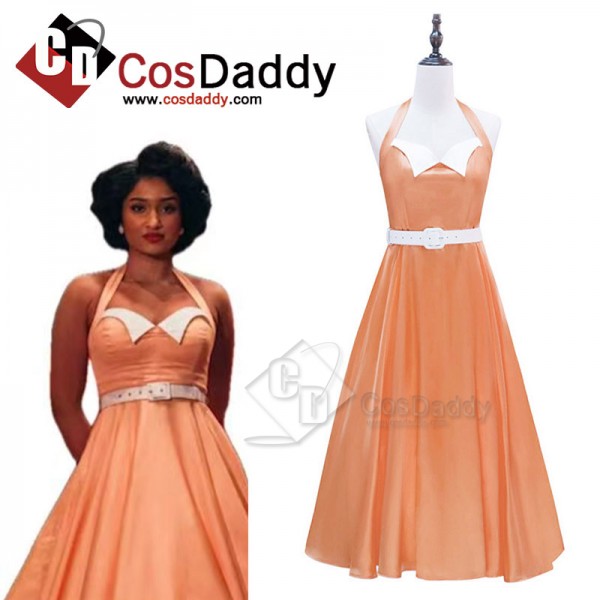 Cosdaddy Belinda Chandra Doctor Who Newest Season Cinnamon-orange Dress Halloween Cosplay Costume