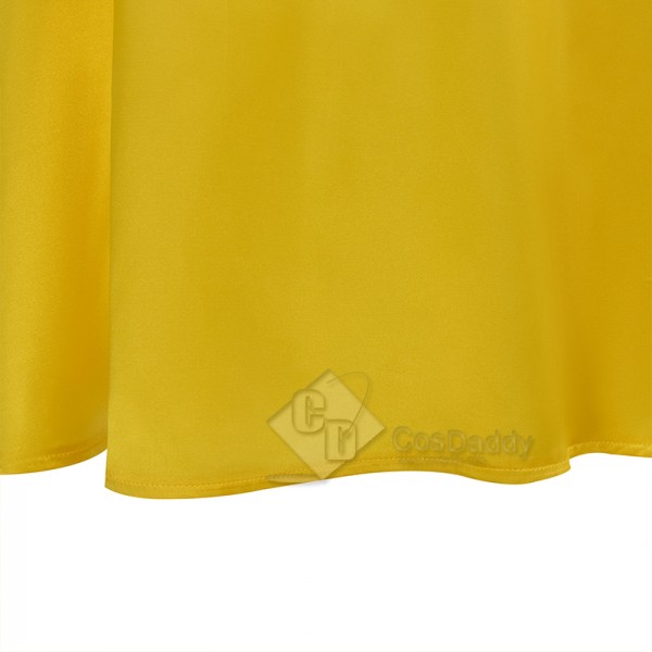 Belinda Chandra Doctor Who Newest Season Yellow Dress Halloween Cosplay Costume