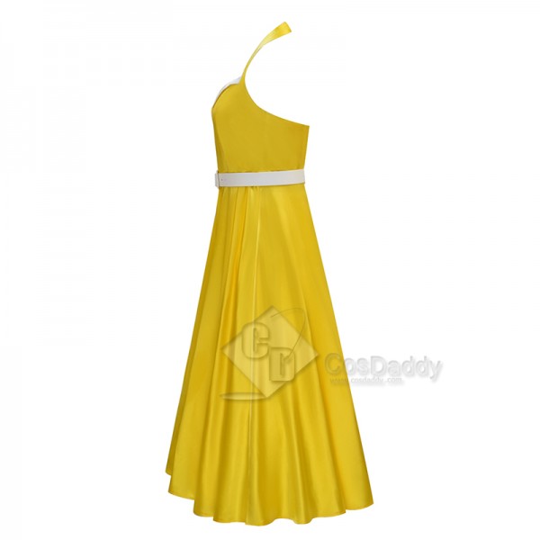 Belinda Chandra Doctor Who Newest Season Yellow Dress Halloween Cosplay Costume