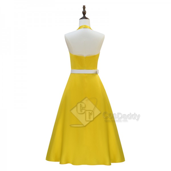 Belinda Chandra Doctor Who Newest Season Yellow Dress Halloween Cosplay Costume