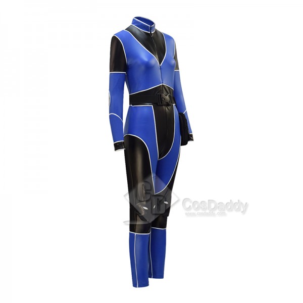 Blue Black Belinda Chandra Doctor Who Newest Season Halloween Cosplay Costume Jumpsuit 