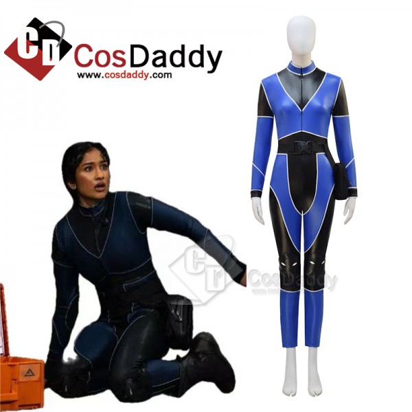 Blue Black Belinda Chandra Doctor Who Newest Season Halloween Cosplay Costume Jumpsuit 