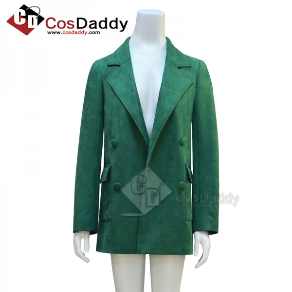 CosDaddy Doctor Who 2025 Donna Noble Coat 14th Doctor Green Coat Cosplay Costume