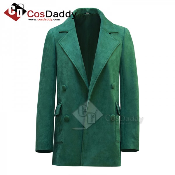 CosDaddy Doctor Who 2025 Donna Noble Coat 14th Doctor Green Coat Cosplay Costume