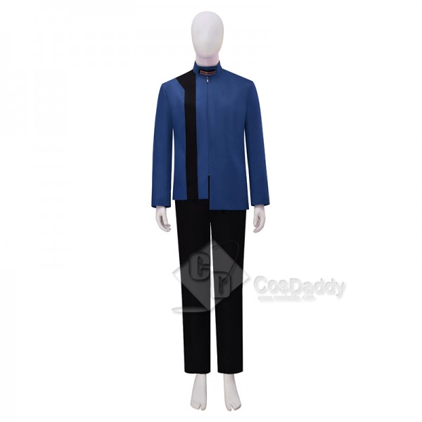 Star Trek: Discovery Starsship Blue Cosplay Costume Uniform Halloween Carnival Suit
