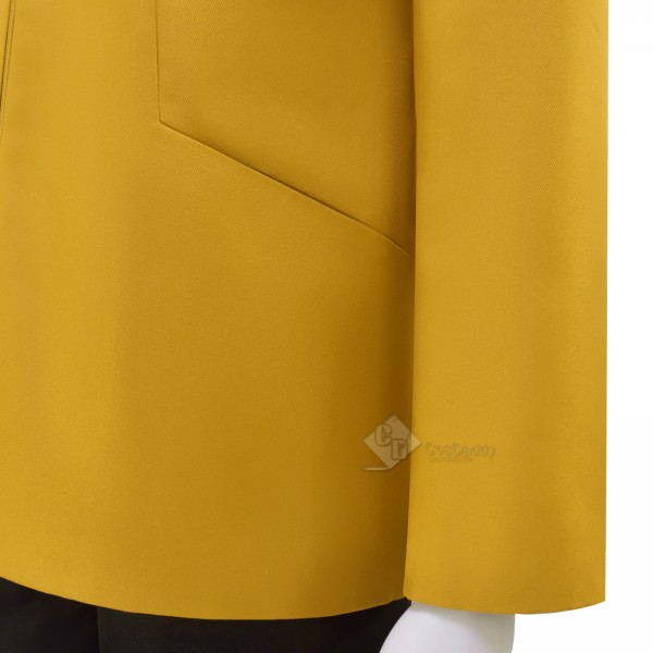 Star Trek: Discovery Starsship Yellow Cosplay Costume Uniform Halloween Carnival Suit