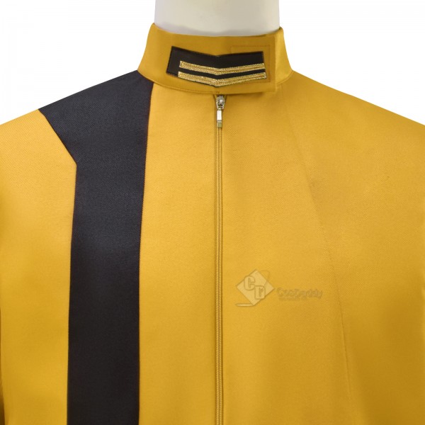 Star Trek: Discovery Starsship Yellow Cosplay Costume Uniform Halloween Carnival Suit
