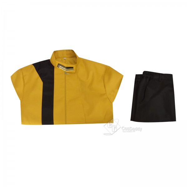 Star Trek: Discovery Starsship Yellow Cosplay Costume Uniform Halloween Carnival Suit