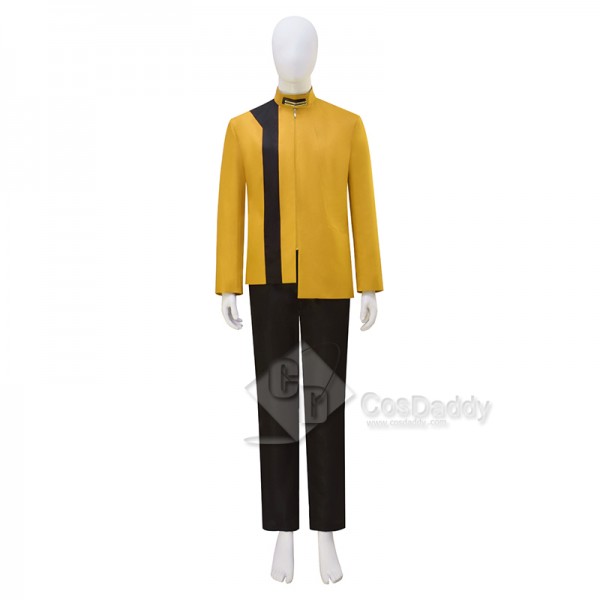 Star Trek: Discovery Starsship Yellow Cosplay Costume Uniform Halloween Carnival Suit