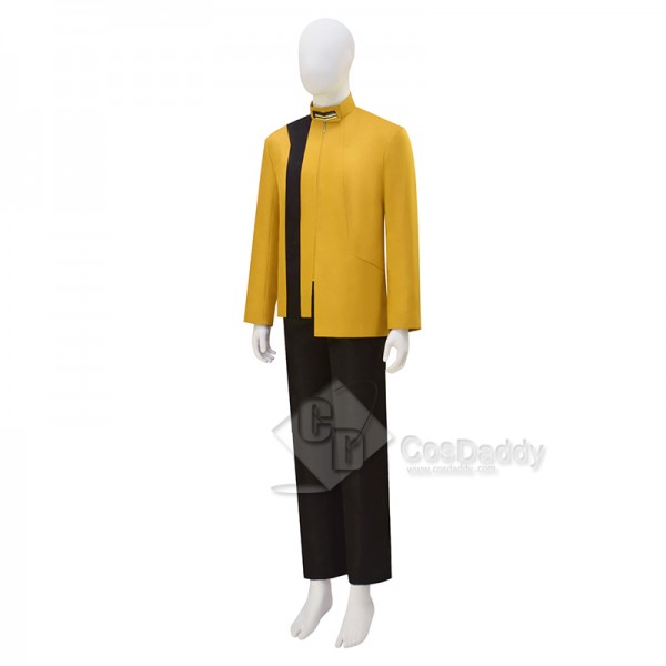 Star Trek: Discovery Starsship Yellow Cosplay Costume Uniform Halloween Carnival Suit