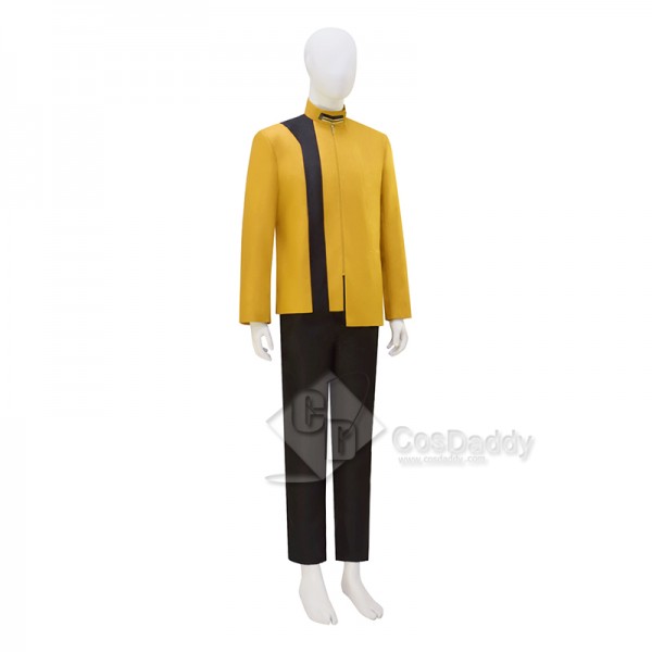 Star Trek: Discovery Starsship Yellow Cosplay Costume Uniform Halloween Carnival Suit
