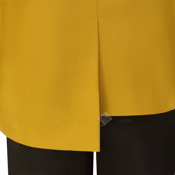 Star Trek: Discovery Starsship Yellow Cosplay Costume Uniform Halloween Carnival Suit