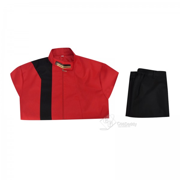 Star Trek: Discovery Starsship Red Cosplay Costume Uniform Halloween Carnival Suit