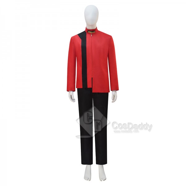 Star Trek: Discovery Starsship Red Cosplay Costume Uniform Halloween Carnival Suit