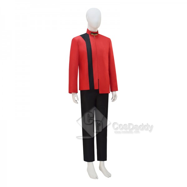 Star Trek: Discovery Starsship Red Cosplay Costume Uniform Halloween Carnival Suit