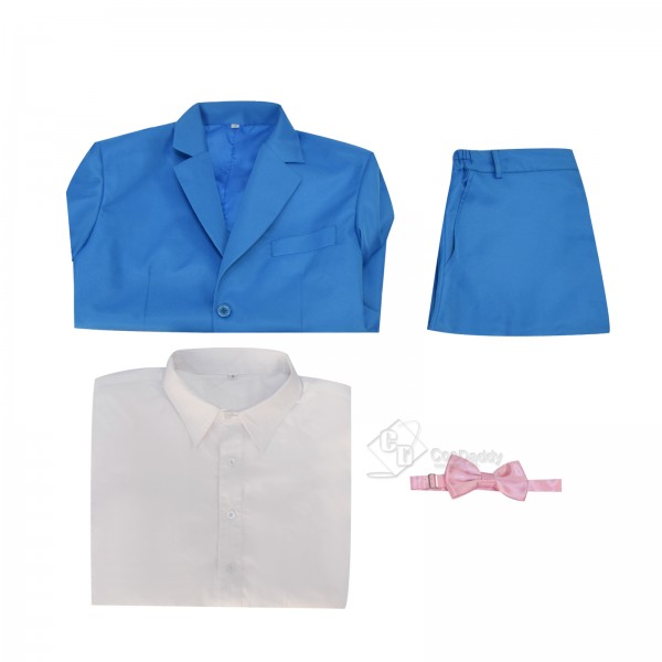 Cosdaddy 15th Doctor Who Ncuti Gatwa Blue Suit Cosplay Costumes Halloween Outfit