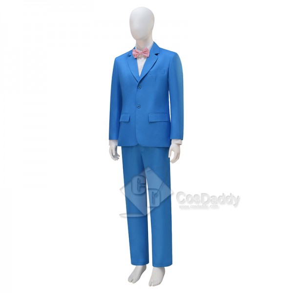Cosdaddy 15th Doctor Who Ncuti Gatwa Blue Suit Cosplay Costumes Halloween Outfit