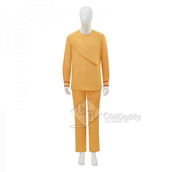 Cosdaddy 15th Doctor Who Ncuti Gatwa Yellow Brown Vest Suit Cosplay Costumes Halloween Outfit
