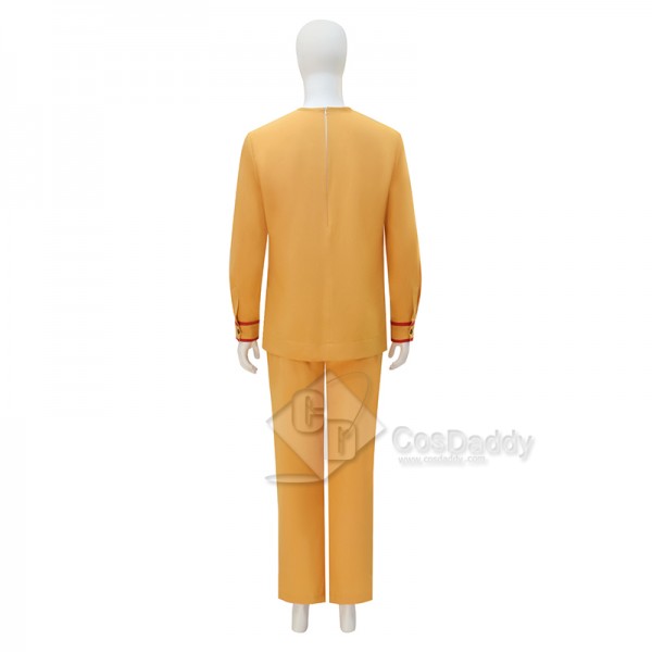 Cosdaddy 15th Doctor Who Ncuti Gatwa Yellow Brown Vest Suit Cosplay Costumes Halloween Outfit