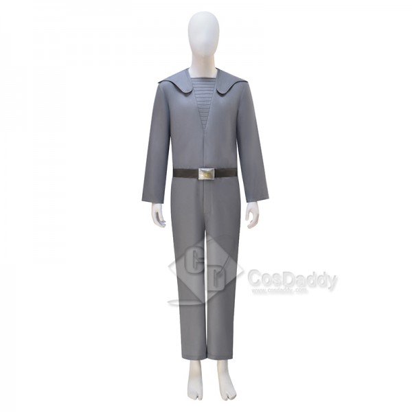 Cosdaddy Forbidden Planet  Adults Male Fullset Suit Grey Uniform Jumpsuit Costume