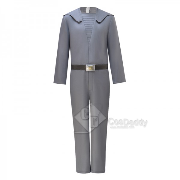 Cosdaddy Forbidden Planet  Adults Male Fullset Suit Grey Uniform Jumpsuit Costume