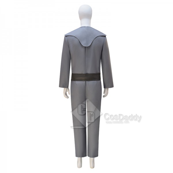 Cosdaddy Forbidden Planet  Adults Male Fullset Suit Grey Uniform Jumpsuit Costume