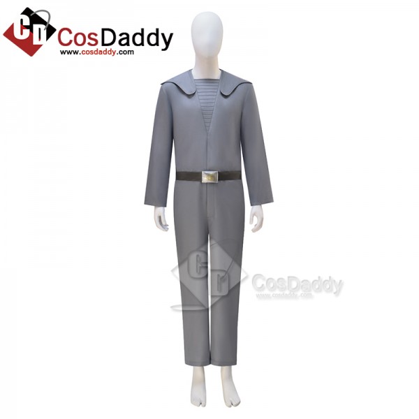 Cosdaddy Forbidden Planet  Adults Male Fullset Suit Grey Uniform Jumpsuit Costume