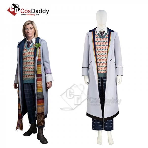 CosDaddy Doctor Who 13th Doctor New Coat Jodie Whittaker Thirteenth Doctor Coat Cosplay Costumes