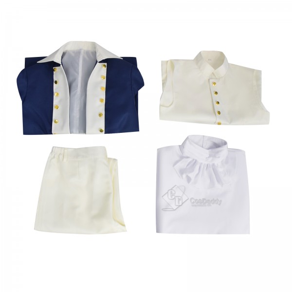 Adults Alexander Hamilton Cosplay Costume Rock Festival Performance Outfit Stage Suit