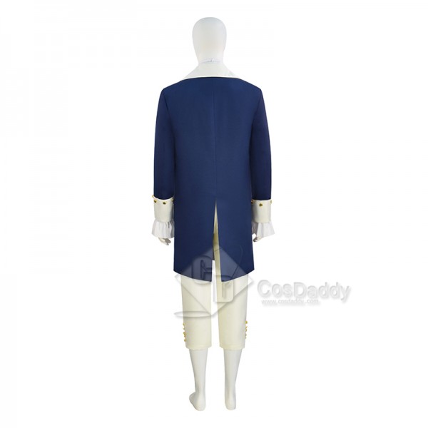 Adults Alexander Hamilton Cosplay Costume Rock Festival Performance Outfit Stage Suit