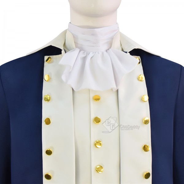 Adults Alexander Hamilton Cosplay Costume Rock Festival Performance Outfit Stage Suit