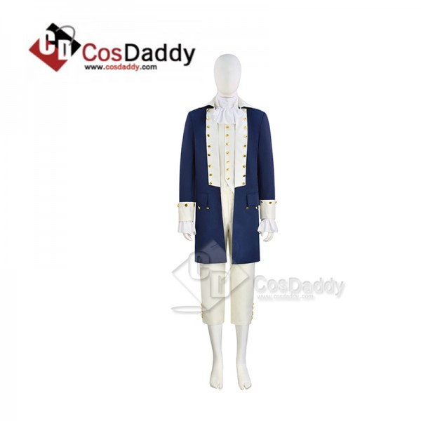 Adults Alexander Hamilton Cosplay Costume Rock Festival Performance Outfit Stage Suit