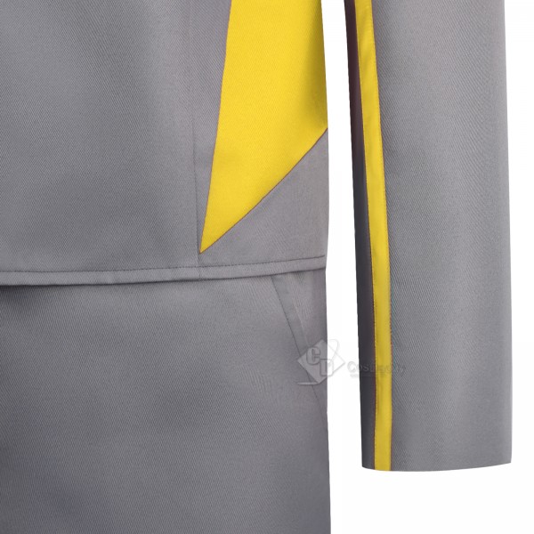 Cosdaddy Star Trek: Starfleet Academy Season 1 Cosplay Costume Academy Yellow Male Uniform 
