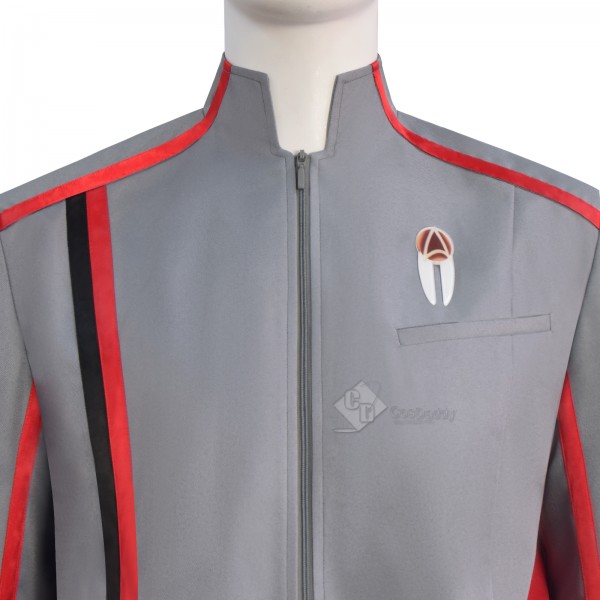 Cosdaddy Star Trek: Starfleet Academy Season 1 Cosplay Costume Academy Red Male Uniform 