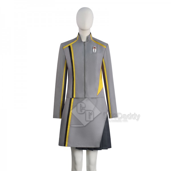 Cosdaddy Star Trek: Starfleet Academy Season 1 Cosplay Costume Academy Yellow Female Uniform 