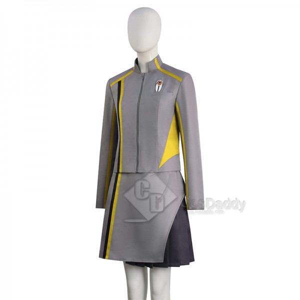 Cosdaddy Star Trek: Starfleet Academy Season 1 Cosplay Costume Academy Yellow Female Uniform 