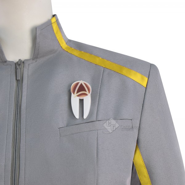 Cosdaddy Star Trek: Starfleet Academy Season 1 Cosplay Costume Academy Yellow Female Uniform 