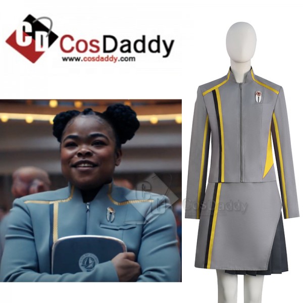 Cosdaddy Star Trek: Starfleet Academy Season 1 Cosplay Costume Academy Yellow Female Uniform 
