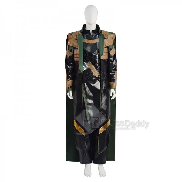 New Version Marvel Loki Season 1 Loki Cosplay Costume Armor Cloak Outfit Halloween Carnival Suit