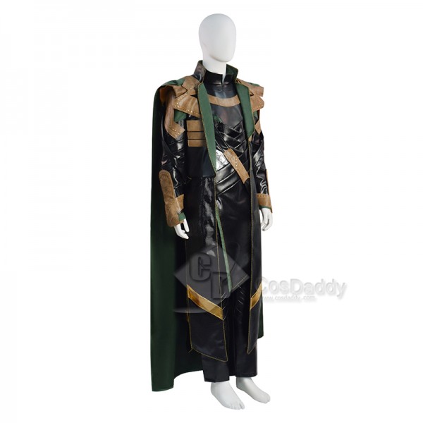 New Version Marvel Loki Season 1 Loki Cosplay Costume Armor Cloak Outfit Halloween Carnival Suit