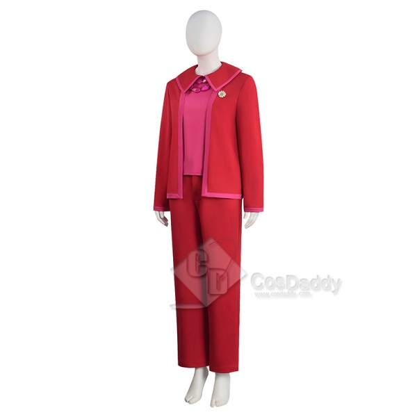 Cosdaddy Weapons Aunt Gladys Cosplay Costume Red Full Set 