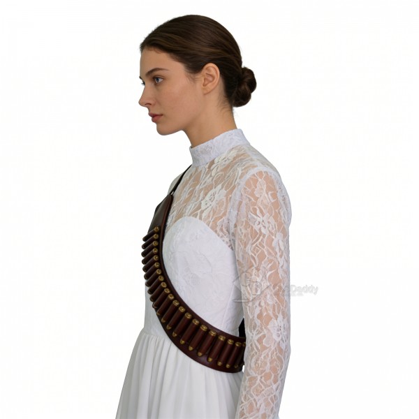 Cosdaddy Ready Or Not Grace Cosplay Costume White Wedding Dress 