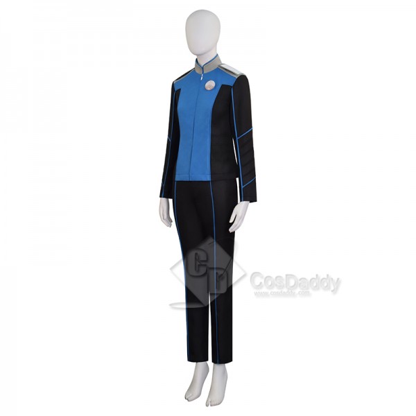 Cosdaddy The Orville 4 Cosplay Costume Female's Blue Command Department Uniform