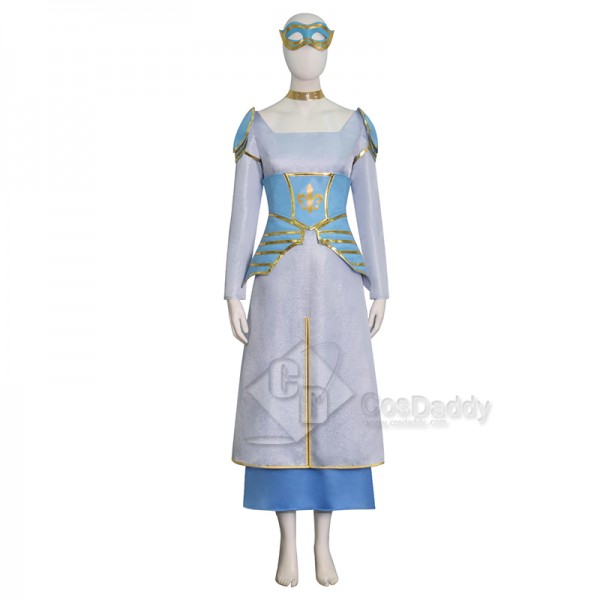 Cosdaddy Eloise Bridgerton Cosplay Costume Masquerade Ball Outfit 