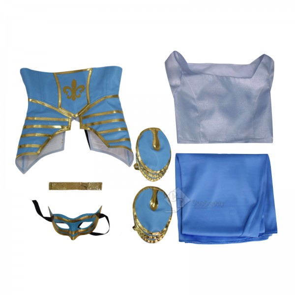 Cosdaddy Eloise Bridgerton Cosplay Costume Masquerade Ball Outfit 